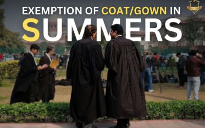 Exemption of Black Coat/Gown In Summers