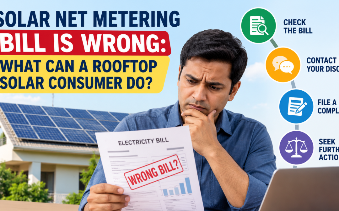 SOLAR NET METERING BILL IS WRONG: WHAT CAN A ROOFTOP SOLAR CONSUMER DO?