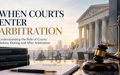 WHEN COURTS ENTER ARBITRATION